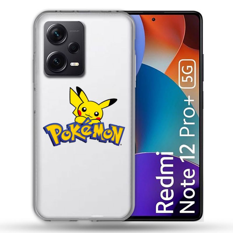 Coque Renforcée Transparente Pour Xiaomi Redmi Note 12 Pro Plus 5G Pokemon