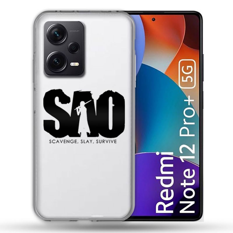 Coque Renforcée Transparente Pour Xiaomi Redmi Note 12 Pro Plus 5G SAO