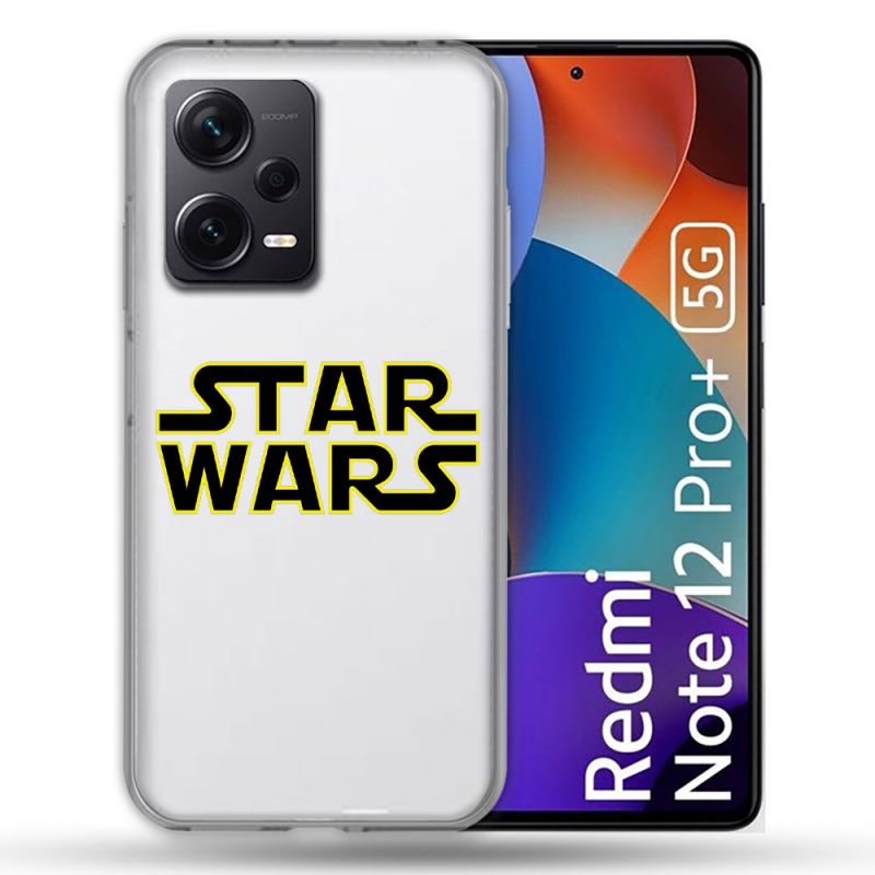 Coque Renforcée Transparente Pour Xiaomi Redmi Note 12 Pro Plus 5G Star Wars