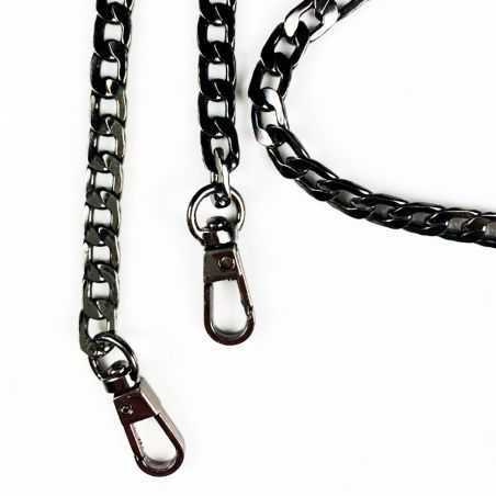 Coque Transparente Renforcée En Verre Trempé Pour Xiaomi Redmi Note 12 Pro 5G Lanière / Cordon Metal Plate Noir