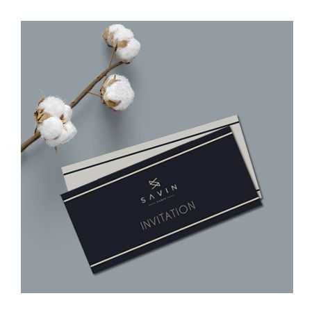 Carte invitation 350g/m2 couché mat
