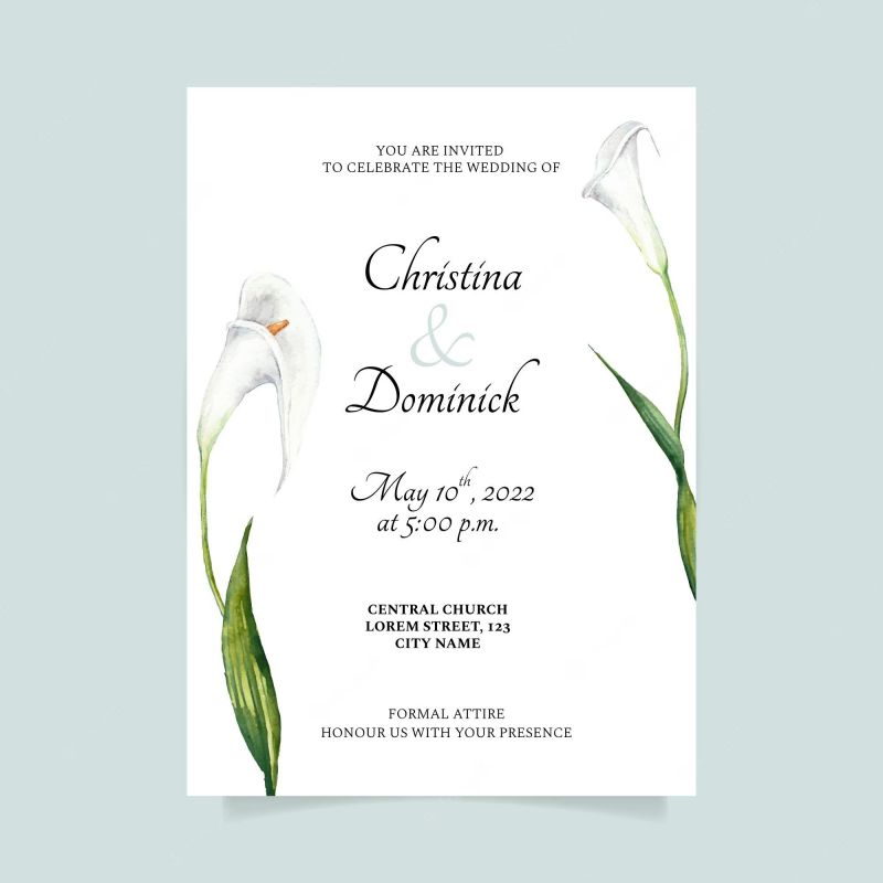 Carte invitation Cryogen 300g/m2