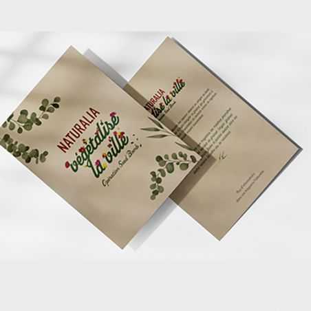 Carte invitation Fibre canne à sucre 300g/m2