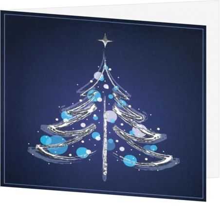 Carte de voeux 250g/m2 couché brillant