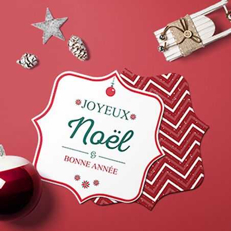 Carte de voeux 250g/m2 couché brillant