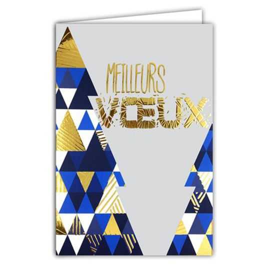 Carte de voeux 350g/m2 couché mat