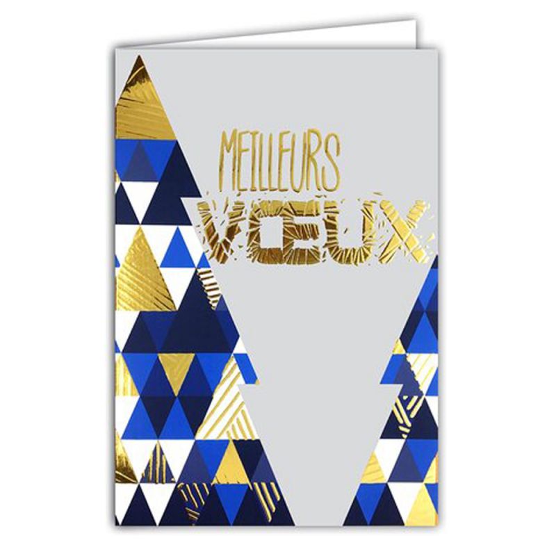 Carte de voeux 350g/m2 couché mat