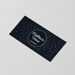 Carte de voeux 350g/m2 couché mat