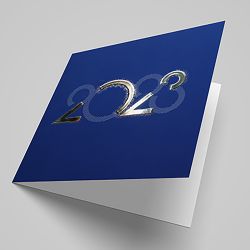 Carte de voeux 350g/m2 couché mat