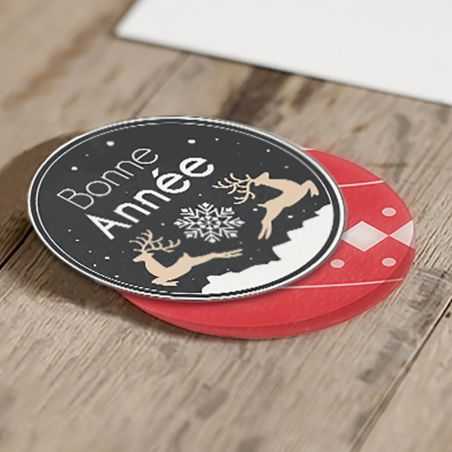 Carte de voeux 350g/m2 couché mat