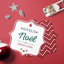 Carte de voeux 350g/m2 couché mat