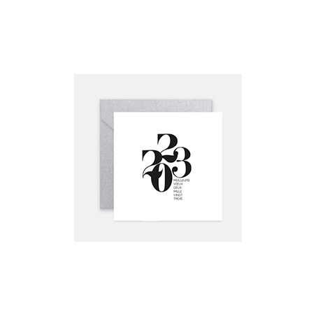 Carte de voeux Bristol 250g/m2