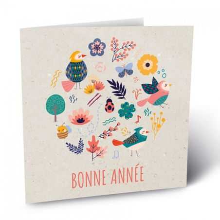 Carte de voeuxFibre canne à sucre 300g/m2