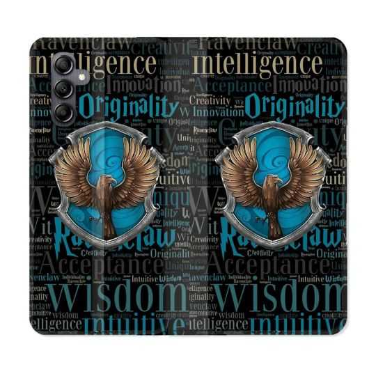 Housse cuir portefeuille pour Samsung Galaxy A14 4G / 5G Harry Potter Serdaigle