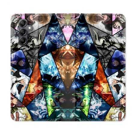 Housse cuir portefeuille pour Samsung Galaxy A14 4G / 5G Manga Bleach Pele Mele
