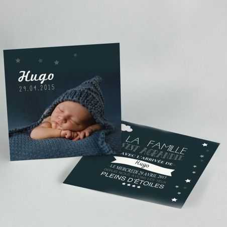 Faire Part Mariage Naissance Baptême Bristol 250g/m2