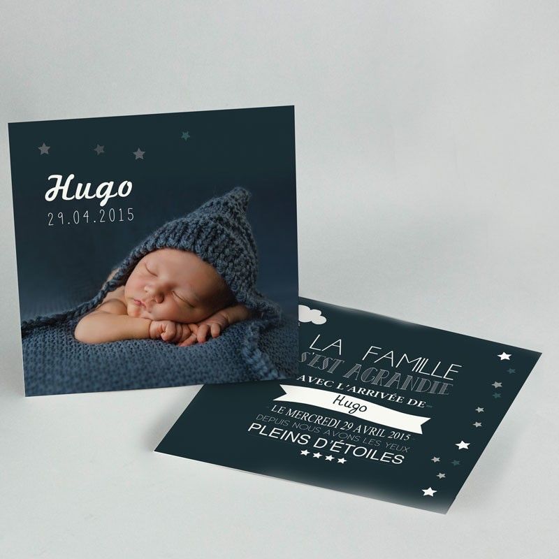 Faire Part Mariage Naissance Baptême Bristol 250g/m2