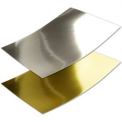 Faire Part Mariage Naissance Baptême Metallic Métallisée Or 300g/m2