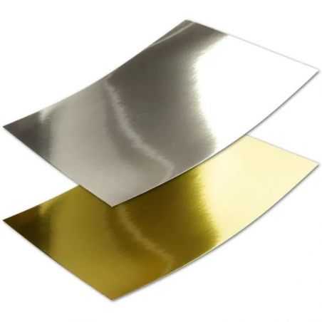 Faire Part Mariage Naissance Baptême Metallic Métallisée Or 300g/m2