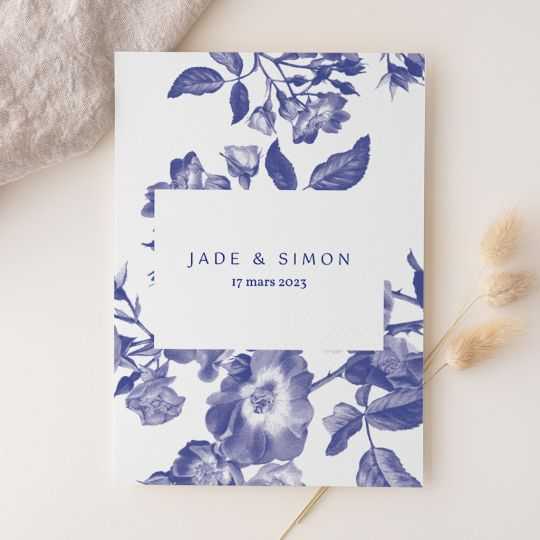 Faire Part Mariage Naissance Baptême 300g/m2 100% Recyclé