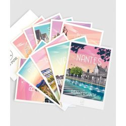 Carte Postale 350g/m2 couché mat Personnalisée