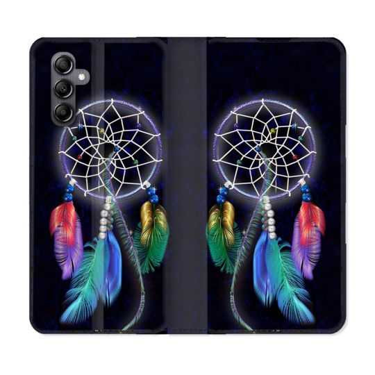 Housse cuir portefeuille pour Samsung Galaxy A14 4G / 5G Zen Attrape Reve Multicolore
