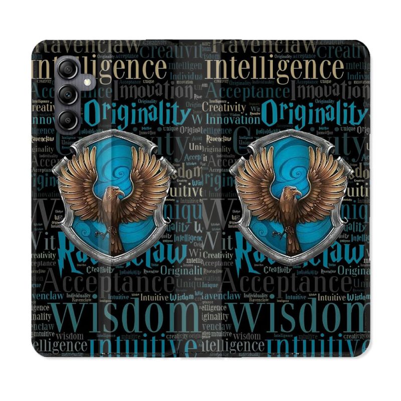 Housse cuir portefeuille pour Samsung Galaxy A34 5g Harry Potter Serdaigle