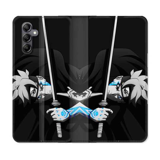 Housse cuir portefeuille pour Samsung Galaxy A34 5g Manga Boruto Epée