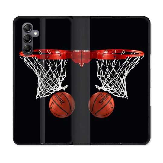 Housse cuir portefeuille pour Samsung Galaxy A34 5g Sport Basket Panier