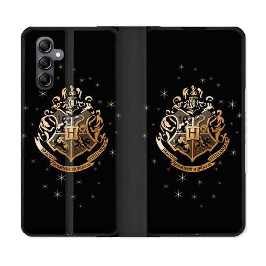 Housse cuir portefeuille pour Samsung Galaxy A54 5g Harry Potter Poudlard