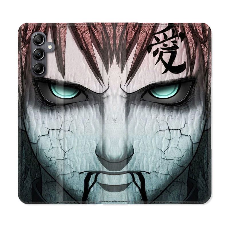 Housse cuir portefeuille pour Samsung Galaxy A54 5g Manga Naruto Gaara