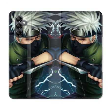 Housse cuir portefeuille pour Samsung Galaxy A54 5g Manga Naruto Kakashi
