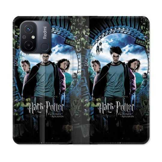 Housse cuir portefeuille pour Xiaomi 12C Harry Potter Azkaban