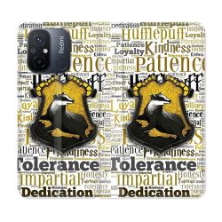 Housse cuir portefeuille pour Xiaomi 12C Harry Potter Poursouffle