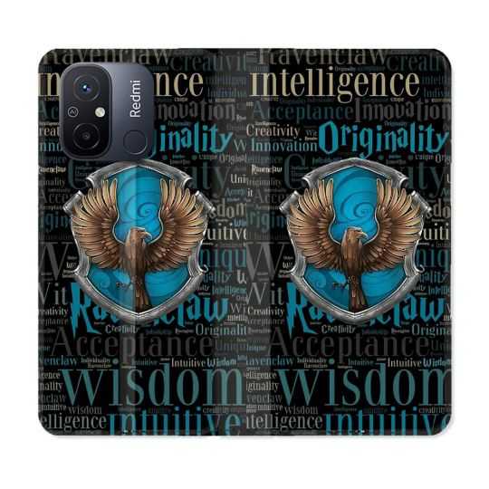Housse cuir portefeuille pour Xiaomi 12C Harry Potter Serdaigle