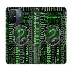 Housse cuir portefeuille pour Xiaomi 12C Harry Potter Serpentar