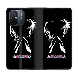 Housse cuir portefeuille pour Xiaomi 12C Manga Bleach Duo