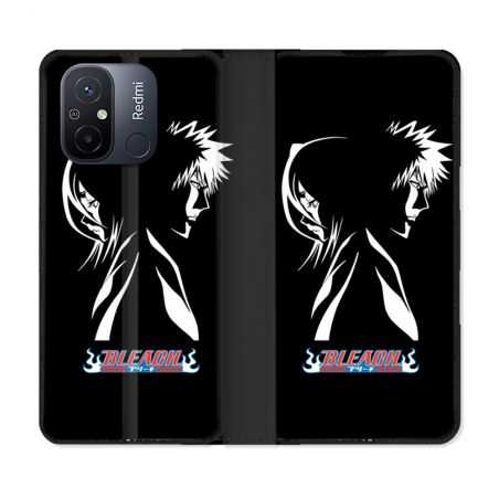 Housse cuir portefeuille pour Xiaomi 12C Manga Bleach Duo