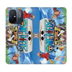 Housse cuir portefeuille pour Xiaomi 12C Manga One Piece Sunny