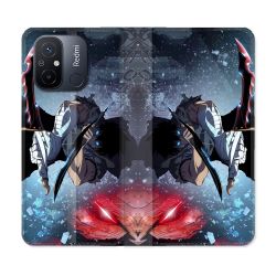Housse cuir portefeuille pour Xiaomi 12C Manga Solo Leveling Sung Epee