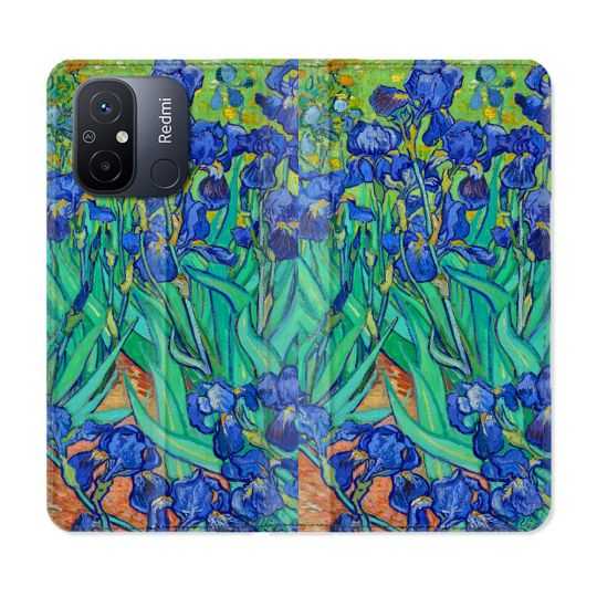 Housse cuir portefeuille pour Xiaomi 12C Peinture Iris