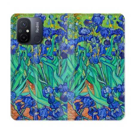 Housse cuir portefeuille pour Xiaomi 12C Peinture Iris
