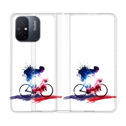 Housse cuir portefeuille pour Xiaomi 12C Sport Cyclisme France