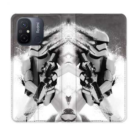 Housse cuir portefeuille pour Xiaomi 12C Star Wars - Trooper