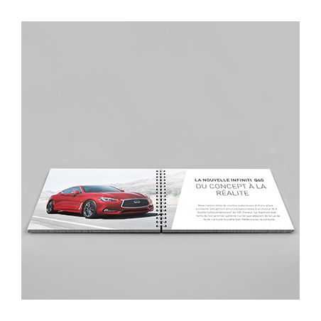 Brochure / Magazine à spirale personnalisé