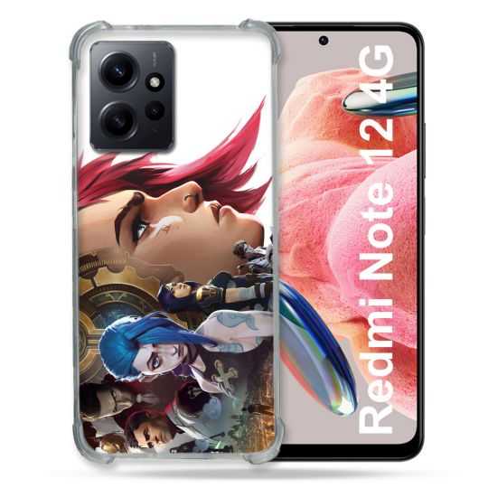 Coque Renforcée En Verre Trempé Pour Xiaomi Redmi Note 12 4G Arcane Jynx Sœur