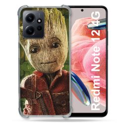 Coque Renforcée En Verre Trempé Pour Xiaomi Redmi Note 12 4G Groot Vert