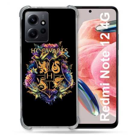Coque Renforcée En Verre Trempé Pour Xiaomi Redmi Note 12 4G Harry Potter Hogwarts