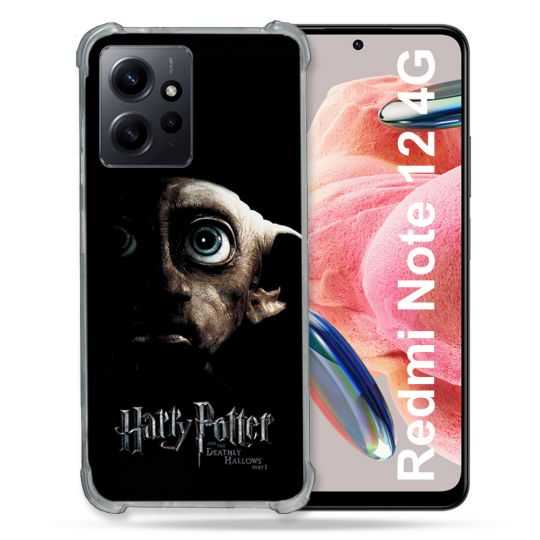 Coque Renforcée En Verre Trempé Pour Xiaomi Redmi Note 12 4G Harry Potter Hollows Dobby