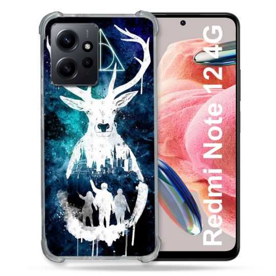 Coque Renforcée En Verre Trempé Pour Xiaomi Redmi Note 12 4G Harry Potter Patronome